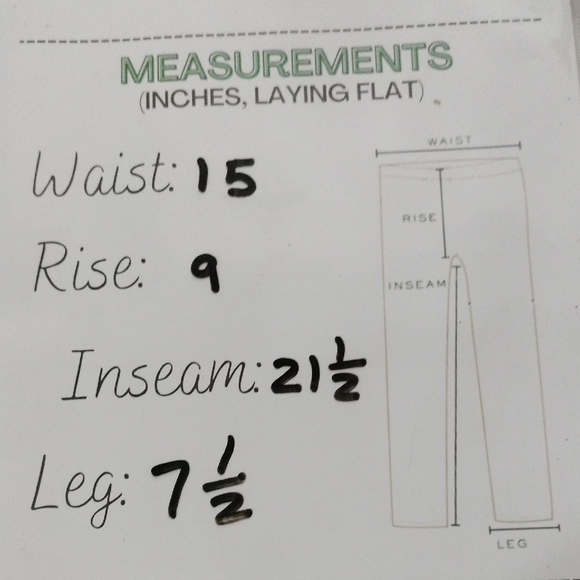 Talbots 4p Morning Glory Blue Capris - Picture 7 of 7